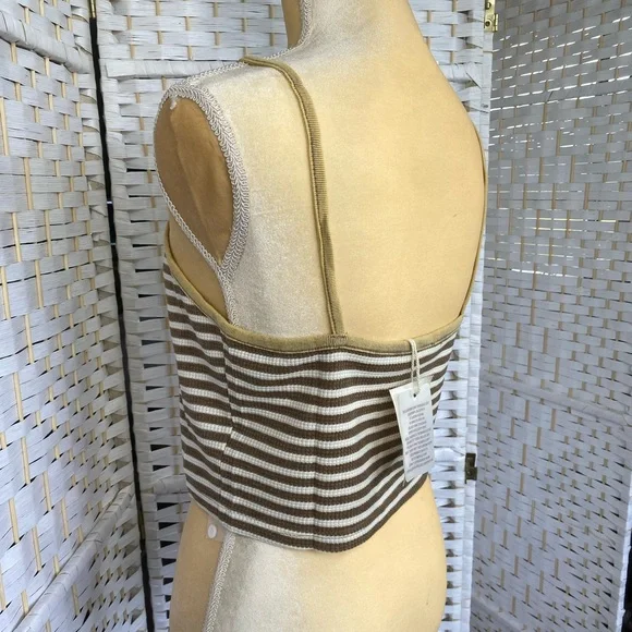 NWT Hem & Thread Thermal Stripe Tank - Picture 12 of 12